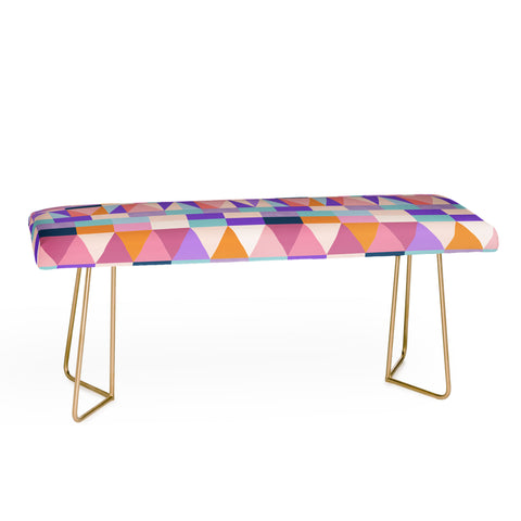 Marta Barragan Camarasa Colorful geometric shapes PT Bench