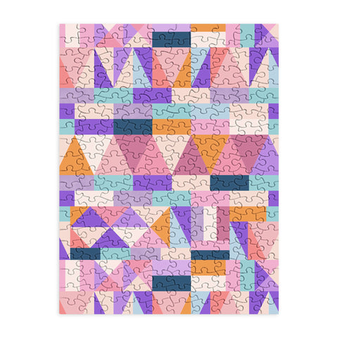 Marta Barragan Camarasa Colorful geometric shapes PT Puzzle