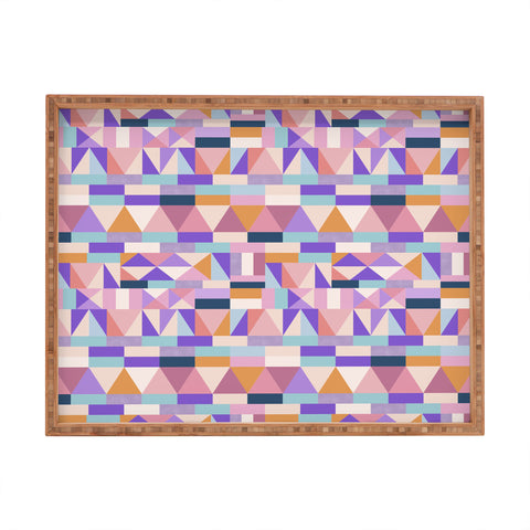 Marta Barragan Camarasa Colorful geometric shapes PT Rectangular Tray