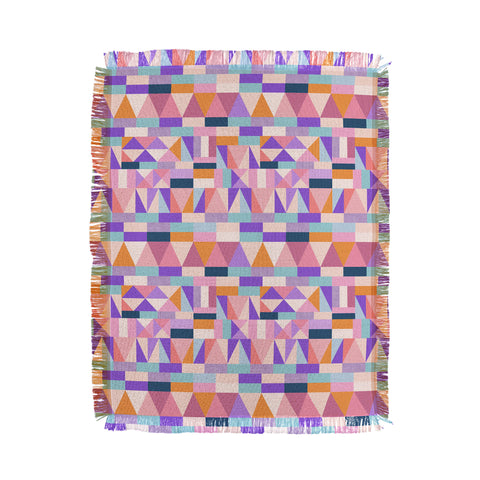 Marta Barragan Camarasa Colorful geometric shapes PT Throw Blanket