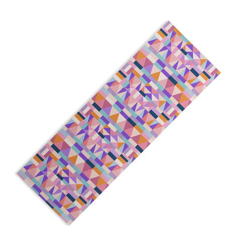 Marta Barragan Camarasa Colorful geometric shapes PT Yoga Mat