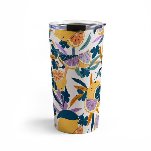 Marta Barragan Camarasa Colorful lemons and oranges F Travel Mug