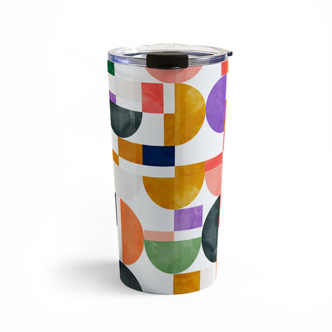 Marta Barragan Camarasa Colorful shapes pattern B8 Travel Mug