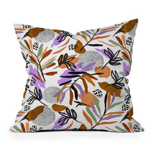 Marta Barragan Camarasa Colorful simple nature modern Outdoor Throw Pillow