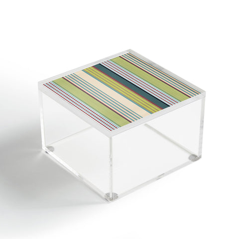 Marta Barragan Camarasa Colorful Stripe Delight Acrylic Box