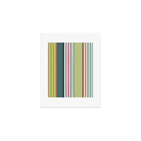 Marta Barragan Camarasa Colorful Stripe Delight Art Print