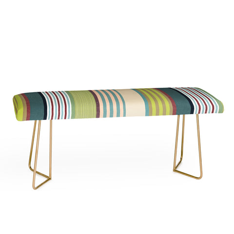 Marta Barragan Camarasa Colorful Stripe Delight Bench