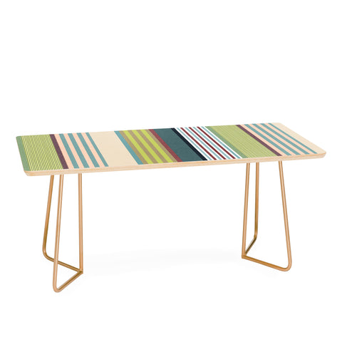 Marta Barragan Camarasa Colorful Stripe Delight Coffee Table