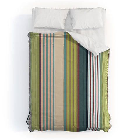 Marta Barragan Camarasa Colorful Stripe Delight Comforter