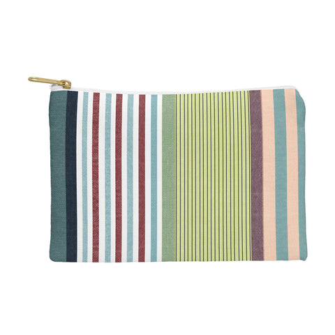 Marta Barragan Camarasa Colorful Stripe Delight Pouch