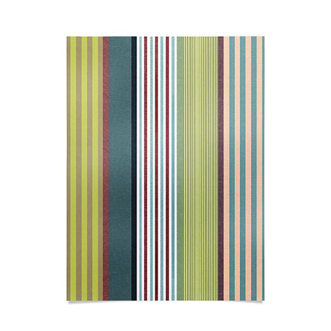Marta Barragan Camarasa Colorful Stripe Delight Poster
