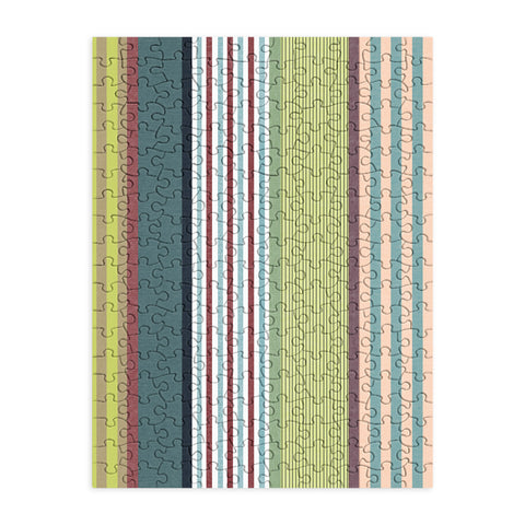 Marta Barragan Camarasa Colorful Stripe Delight Puzzle