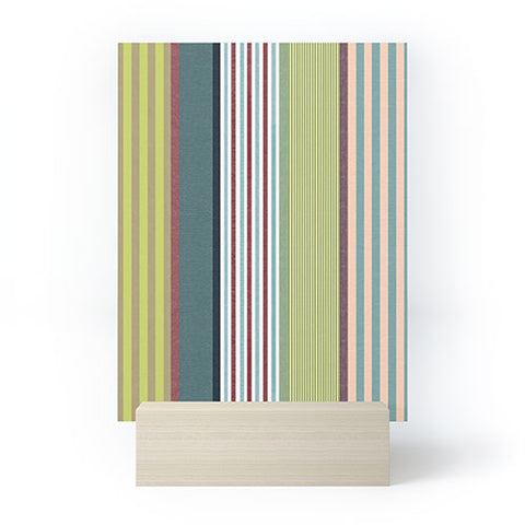 Marta Barragan Camarasa Colorful Stripe Delight Mini Art Print