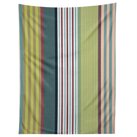 Marta Barragan Camarasa Colorful Stripe Delight Tapestry