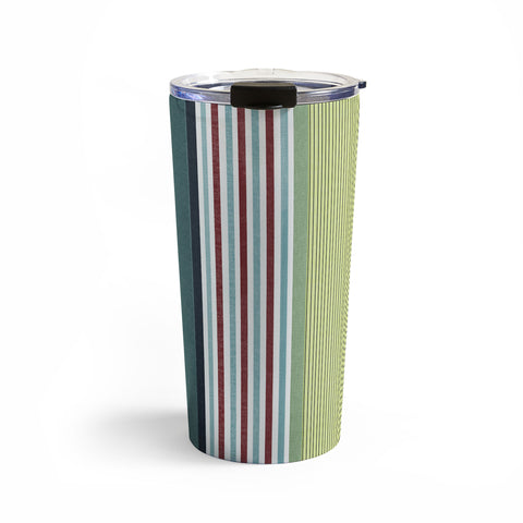 Marta Barragan Camarasa Colorful Stripe Delight Travel Mug