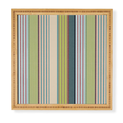 Marta Barragan Camarasa Colorful Stripe Delight Framed Wall Art