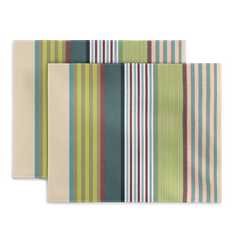 Marta Barragan Camarasa Colorful Stripe Delight Placemat