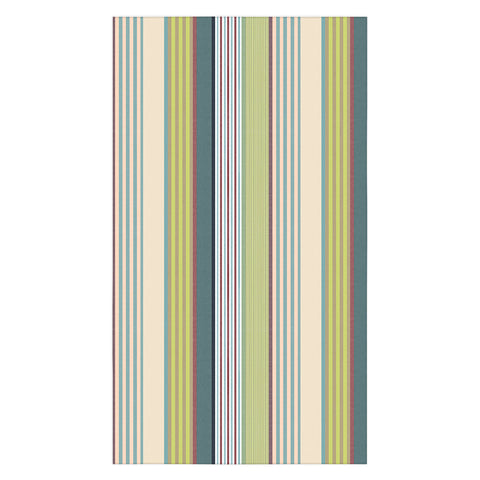 Marta Barragan Camarasa Colorful Stripe Delight Tablecloth