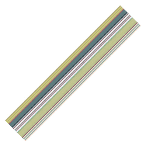 Marta Barragan Camarasa Colorful Stripe Delight Table Runner