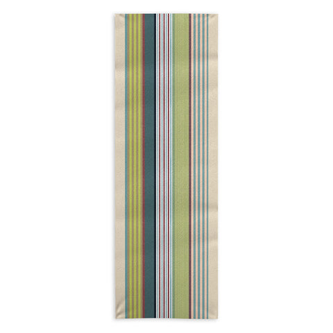 Marta Barragan Camarasa Colorful Stripe Delight Yoga Towel