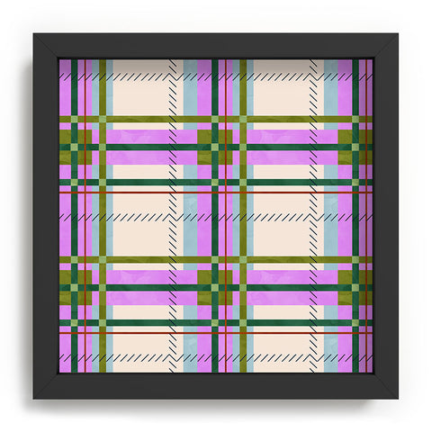 Marta Barragan Camarasa Colorful Stripes Fusion Recessed Framing Square