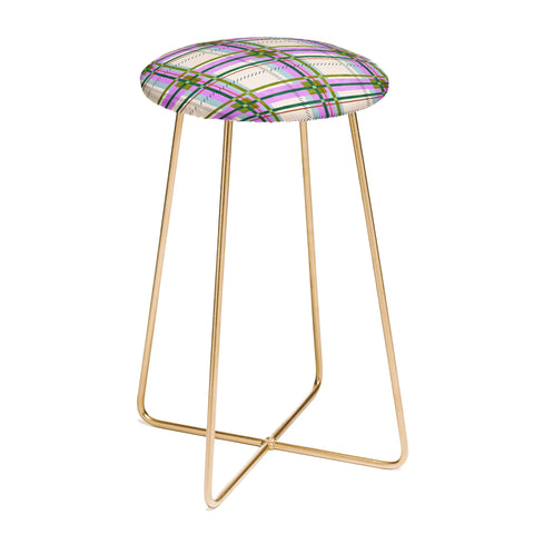 Marta Barragan Camarasa Colorful Stripes Fusion Counter Stool