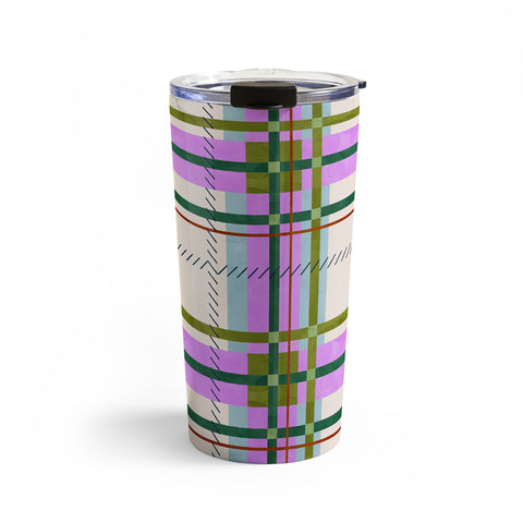 Marta Barragan Camarasa Colorful Stripes Fusion Travel Mug