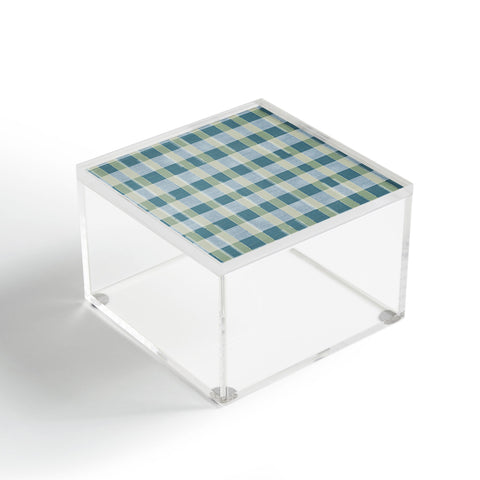 Marta Barragan Camarasa Country Style Checks Acrylic Box