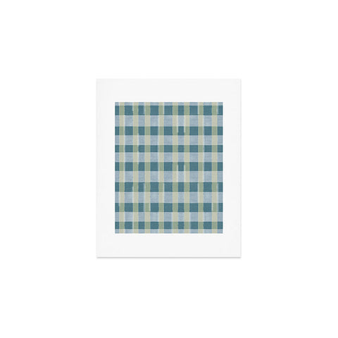 Marta Barragan Camarasa Country Style Checks Art Print