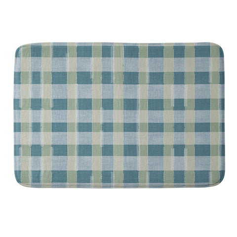Marta Barragan Camarasa Country Style Checks Memory Foam Bath Mat