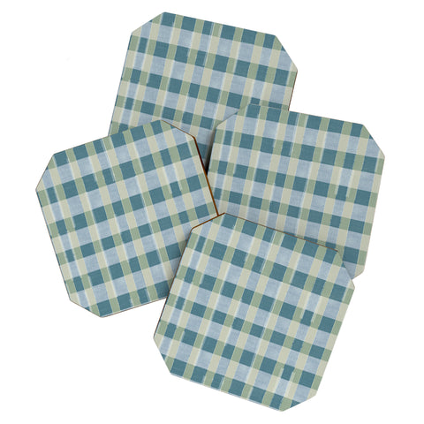 Marta Barragan Camarasa Country Style Checks Coaster Set