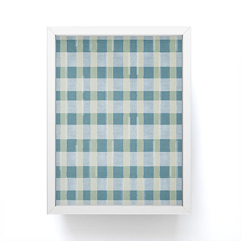 Marta Barragan Camarasa Country Style Checks Framed Mini Art Print