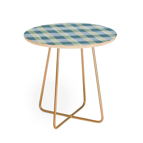 Marta Barragan Camarasa Country Style Checks Round Side Table