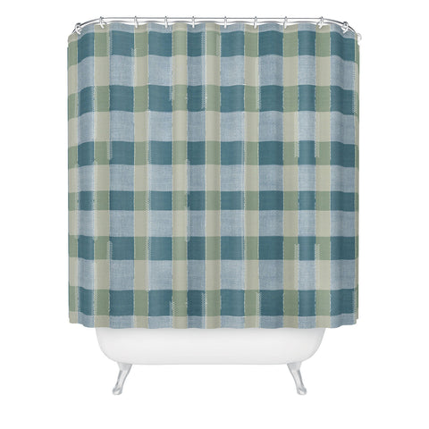 Marta Barragan Camarasa Country Style Checks Shower Curtain