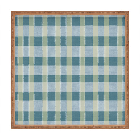 Marta Barragan Camarasa Country Style Checks Square Tray