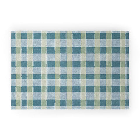 Marta Barragan Camarasa Country Style Checks Welcome Mat
