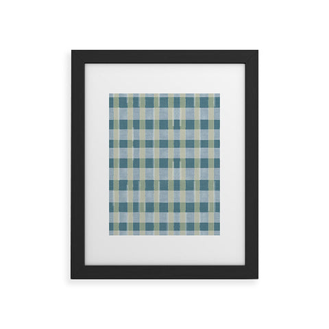 Marta Barragan Camarasa Country Style Checks Framed Art Print