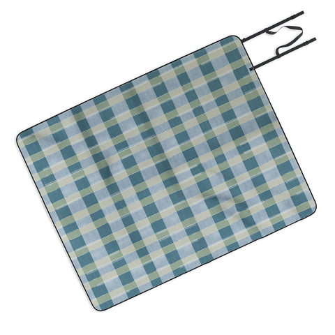 Marta Barragan Camarasa Country Style Checks Picnic Blanket
