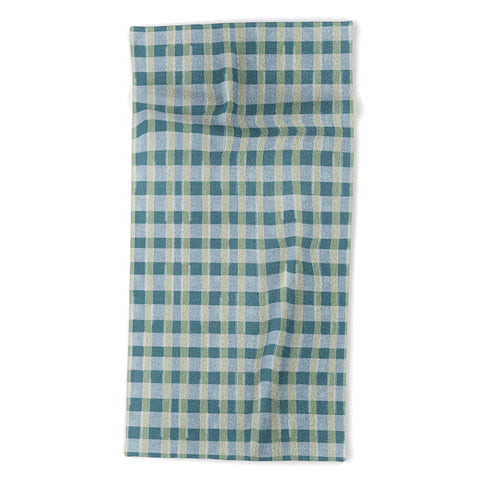 Marta Barragan Camarasa Country Style Checks Beach Towel