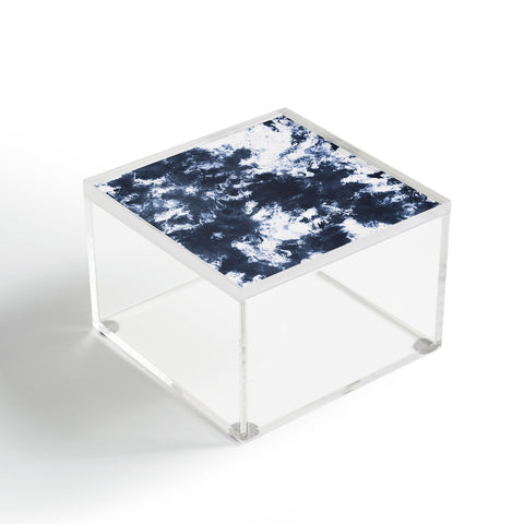 Marta Barragan Camarasa Dark blue watercolor stains 22 Acrylic Box