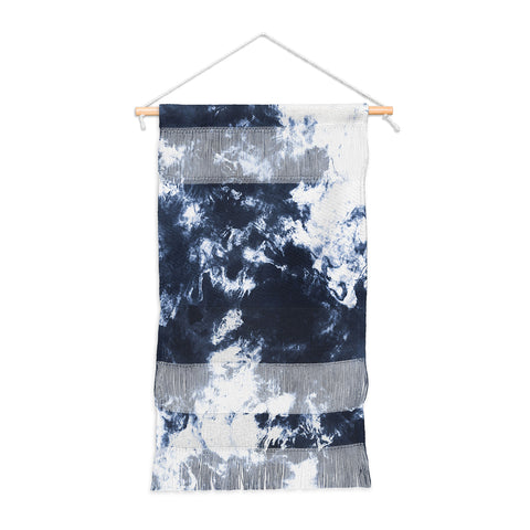 Marta Barragan Camarasa Dark blue watercolor stains 22 Wall Hanging Portrait