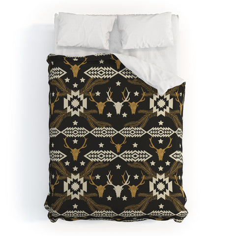 Marta Barragan Camarasa Dark Bohemian Nomad Duvet Cover