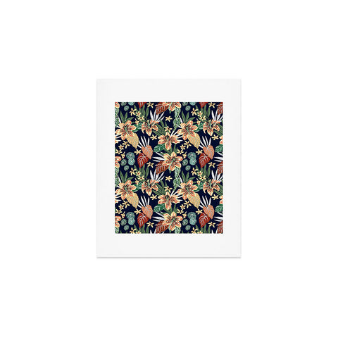 Marta Barragan Camarasa Dark nice floral jungle DP1 Art Print