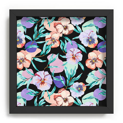 Marta Barragan Camarasa Dark nice tropical garden B Recessed Framing Square