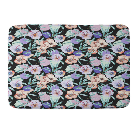 Marta Barragan Camarasa Dark nice tropical garden B Memory Foam Bath Mat