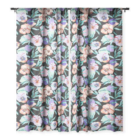 Marta Barragan Camarasa Dark nice tropical garden B Sheer Non Repeat