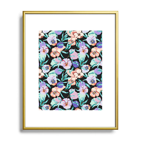 Marta Barragan Camarasa Dark nice tropical garden B Metal Framed Art Print