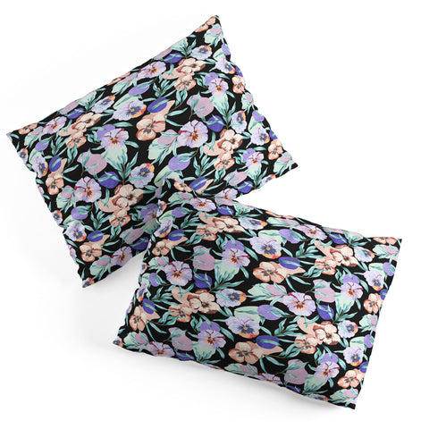 Marta Barragan Camarasa Dark nice tropical garden B Pillow Shams