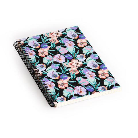 Marta Barragan Camarasa Dark nice tropical garden B Spiral Notebook