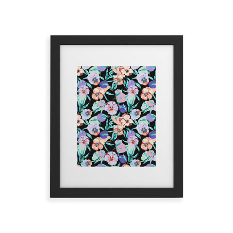 Marta Barragan Camarasa Dark nice tropical garden B Framed Art Print